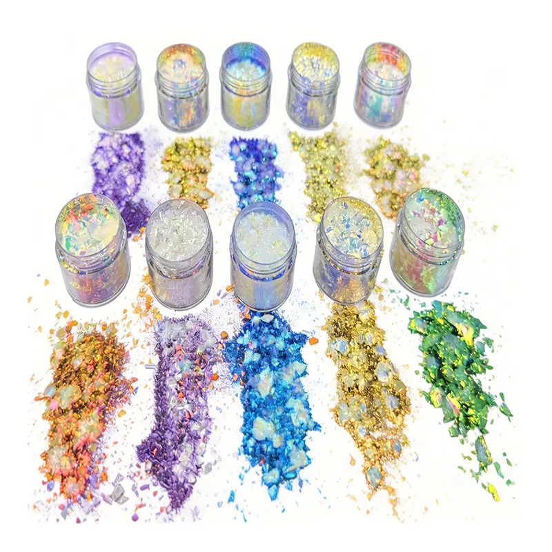 Pigments caméléon transparents à haute teneur en chrome pour un brillant à lèvres à dégradé vibrant