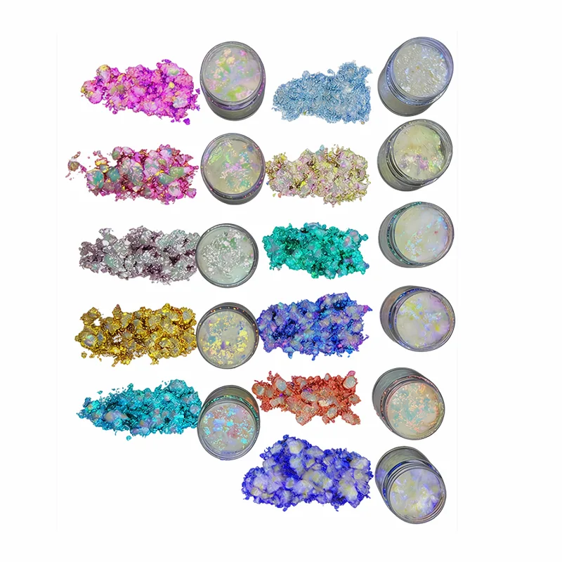 Pigments transparents changeant de couleur pour brillant à lèvres et surligneur